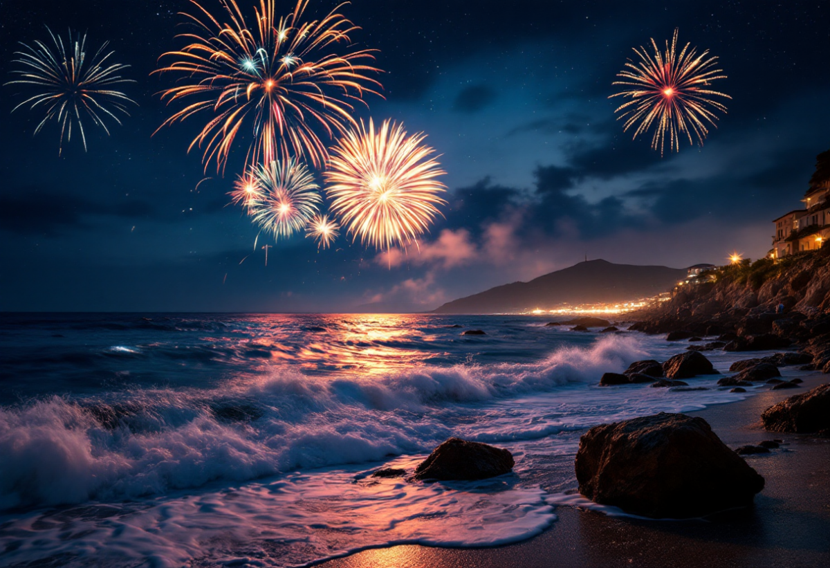 Sardegna celebra il nuovo anno con concerti e fuochi d'artificio