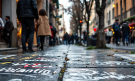 Un carabiniere in azione durante un'indagine di legittima difesa.