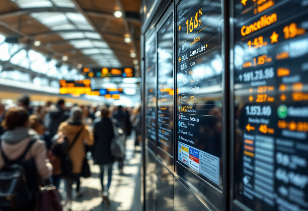 Guasti elettrici alla stazione Termini causano disagi ai viaggiatori