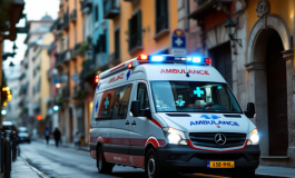 Ambulanza a Napoli colpita da furto audace