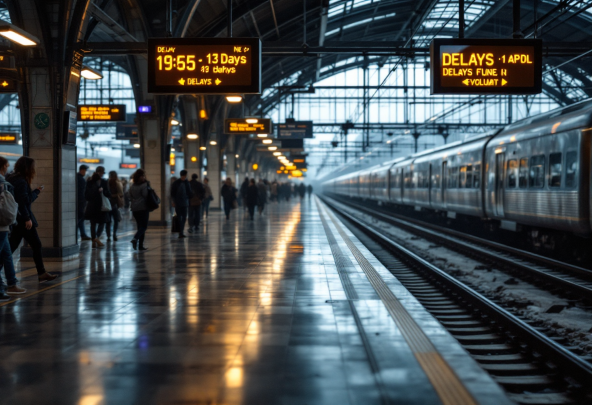 Guasti alla linea elettrica bloccano i treni a Roma Termini