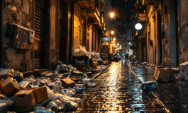 Scene di caos a Napoli durante la notte di Sant'Antonio Abate
