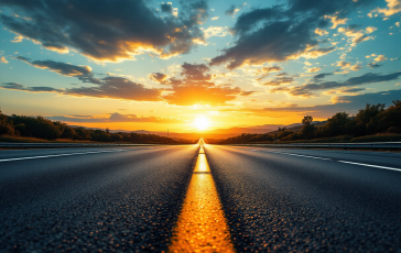 Auto che guida contromano in autostrada