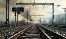 Immagine che rappresenta incendi dolosi vicino ai binari ferroviari