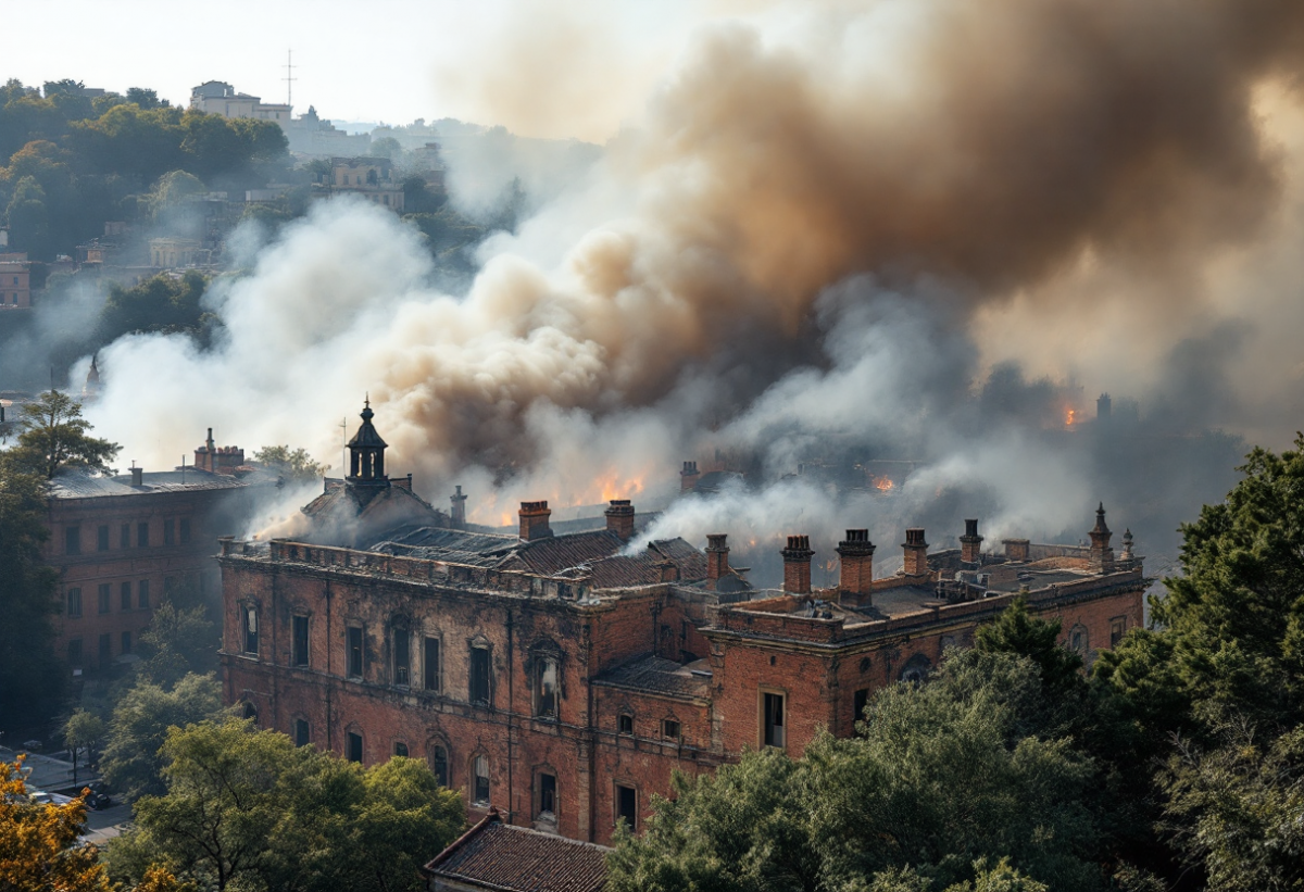 Incendio ai Magazzini del Cotone: intervento tempestivo dei vigili del fuoco