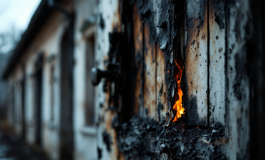 Attentato incendiario alla caserma dei carabinieri