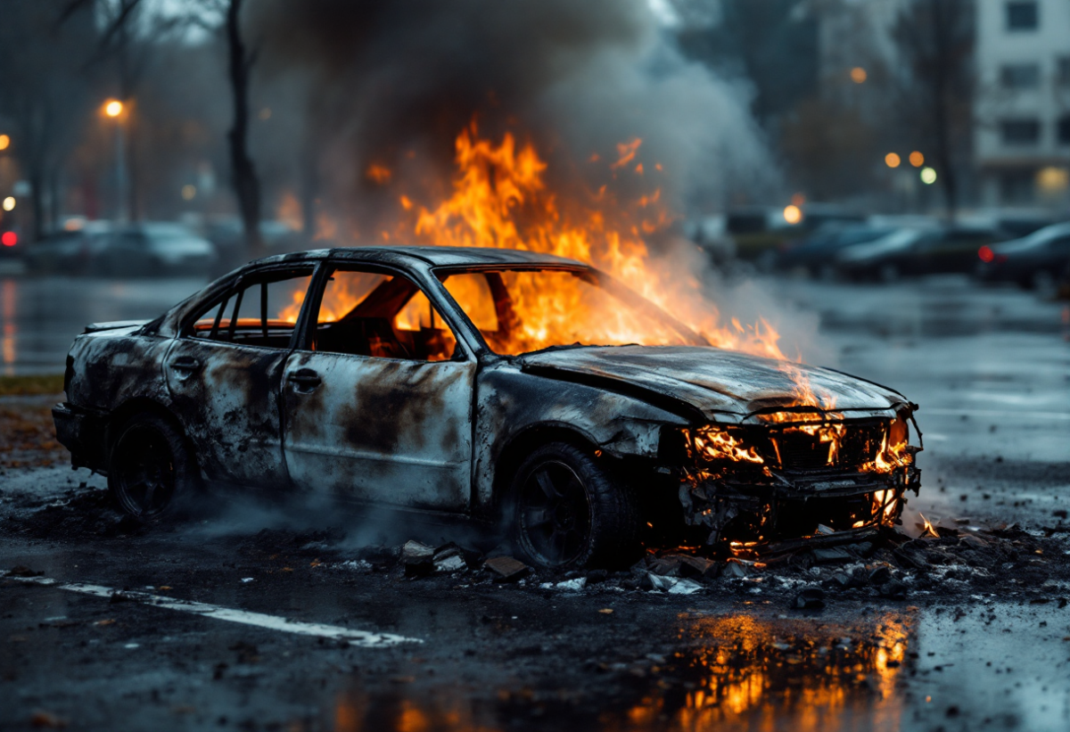 Solidarietà e indagini dopo l'incendio dell'auto della vicesindaca di Novoli