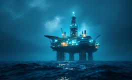 Incendio sulla piattaforma petrolifera Rospo Mare