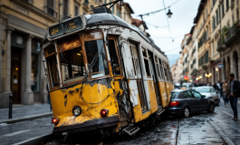 Incidente stradale a Firenze con traffico congestionato