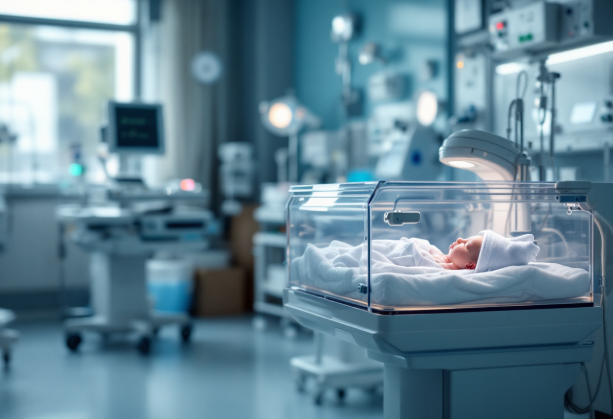 Intervento chirurgico innovativo salva la vita di una neonata con tumore raro