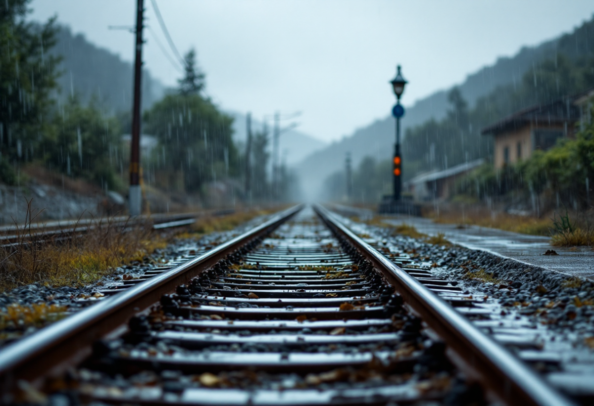 Maltempo in Calabria: disagi e ritardi nella circolazione ferroviaria