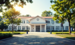Metal detector utilizzato in una scuola per sicurezza