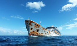 Immagine del naufragio della Costa Concordia in Italia