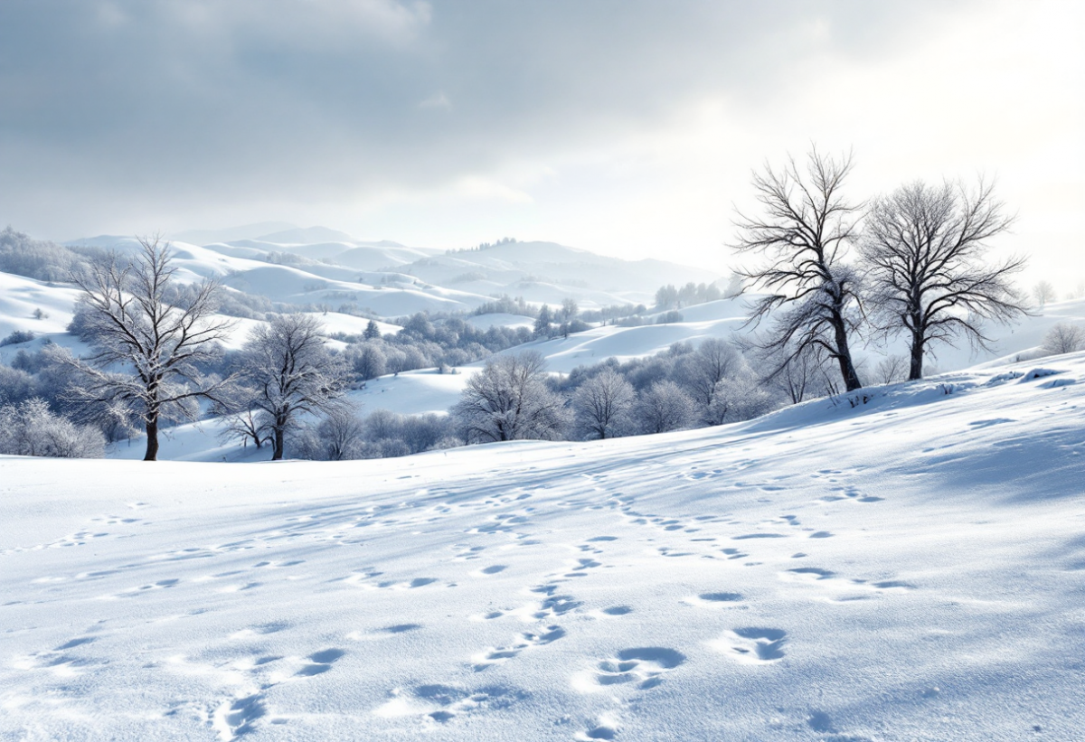 Le nevicate risolvono la crisi idrica in Basilicata