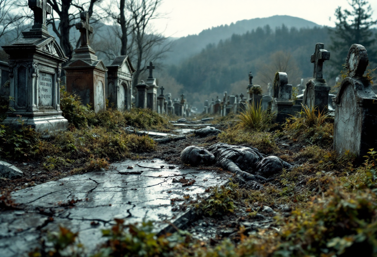 Protesta nel cimitero di Poggioreale: famiglie in cerca di verità
