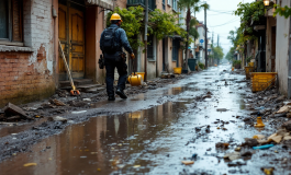 Immagine della ricostruzione in Emilia Romagna dopo l'alluvione