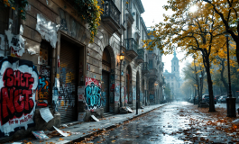 Manifestazione a Roma con gruppi anarchici in azione