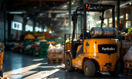 Immagine di un muletto coinvolto in un incidente mortale