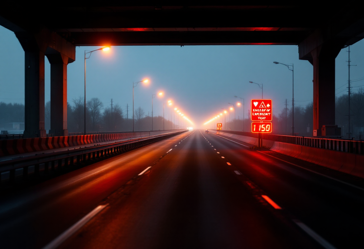 Violenza in autostrada: due poliziotti feriti in un'aggressione a Viverone