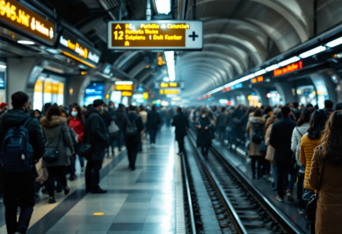 Furti e rapine nella metropolitana di Roma: arrestato un 25enne