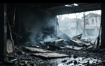 Incendio devastante a Bari con evacuazione famiglie