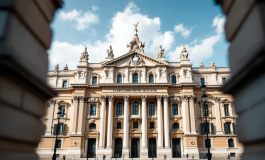 La ministra Santanché in un evento politico italiano