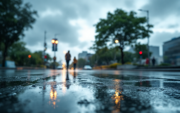 Mappa dell'Italia con allerta meteo per maltempo