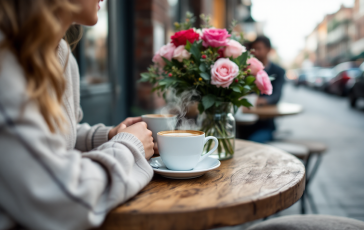 Petit e Marisol Castellanos in un momento romantico