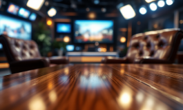 Belen Rodriguez durante una presentazione televisiva