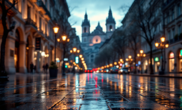 Braccialetto elettronico anti violenza in un contesto urbano