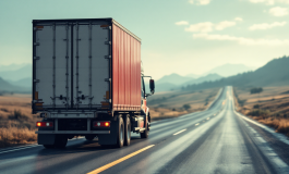 Una camionista in azione sulla statale Valsugana