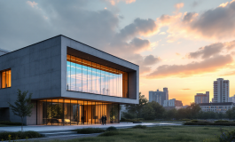 Immagine del nuovo centro per i rimpatri in Albania