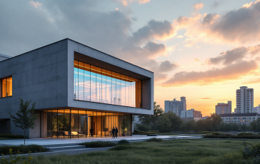 Immagine del nuovo centro per i rimpatri in Albania