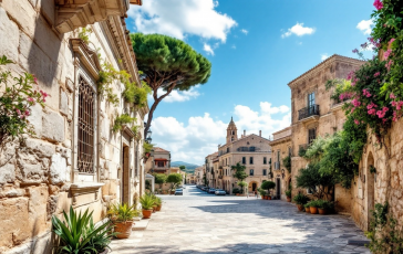 Corteo a Ventotene con bandiere europee e simboli di pace