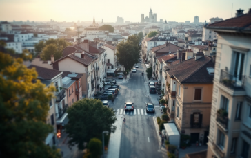 Poliziotti a Milano affrontano la crisi abitativa
