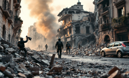 Palazzina crollata nel quartiere Monteverde a Roma