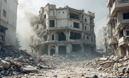 Crollo di una palazzina nel quartiere Monteverde a Roma