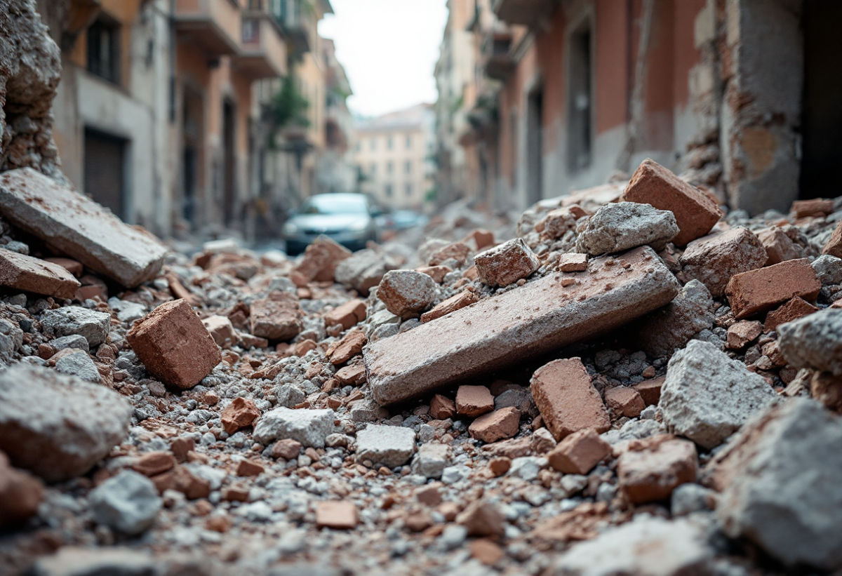 Crollo di una palazzina a Roma: attimi di paura e soccorsi immediati