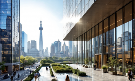 Drone sorvola il JRC dell'Unione Europea a Ispra