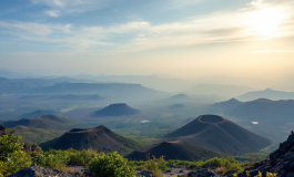 Mappa dei Campi Flegrei con segnalazione bradisismo