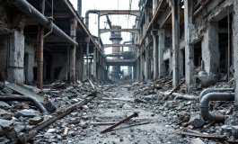 Immagine dell'esplosione a Calenzano con avvisi di garanzia