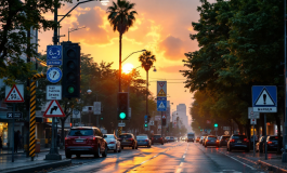 Immagine di Fleximan che sfida un autovelox in Italia