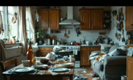 Immagine evocativa di un giovane assassino tra sogno e realtà