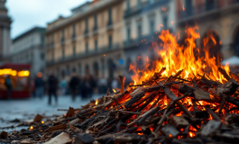 Scene di guerriglia urbana a Palermo durante la festa di San Giuseppe