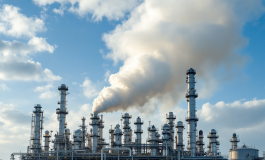 Fiamme e fumi dall'incendio alla raffineria Api