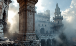 Intervento dei vigili del fuoco al Castello Sforzesco