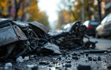 Incidente stradale a Boscalto con veicoli coinvolti