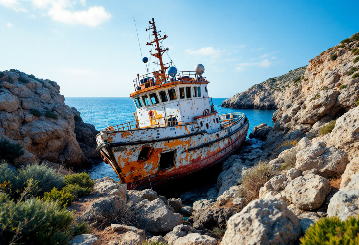 Incidente navale all'isola d'Elba: nave oceanografica incagliata