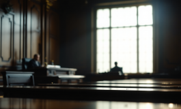 Maria Rosaria Boccia durante l'interrogatorio legale