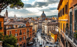 Mappa dell'Italia con simboli di sostegno all'Ucraina